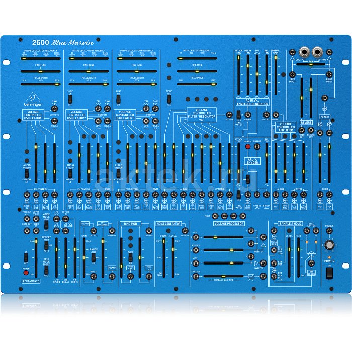 Behringer 2600 BLUE MARVIN аналоговый полумодульный синтезатор, 3 VCO 3