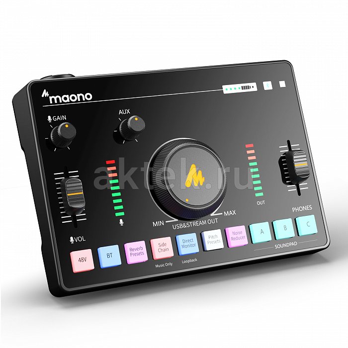 Maono AMC2 Neo цифровая студия, вход для микрофона, аккумулятор 3
