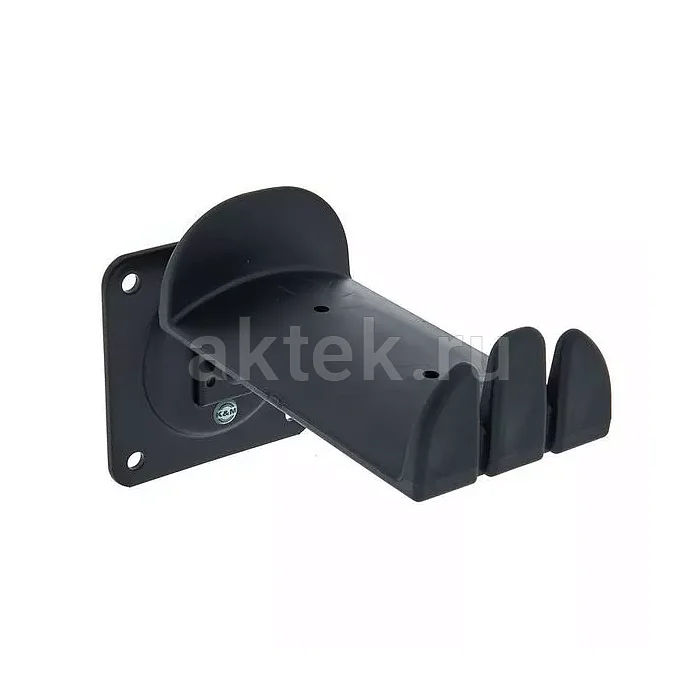 K&M 16310-000-55 (16310-022-55) настенный держатель четырёх наушников, стальной, чёрный 2