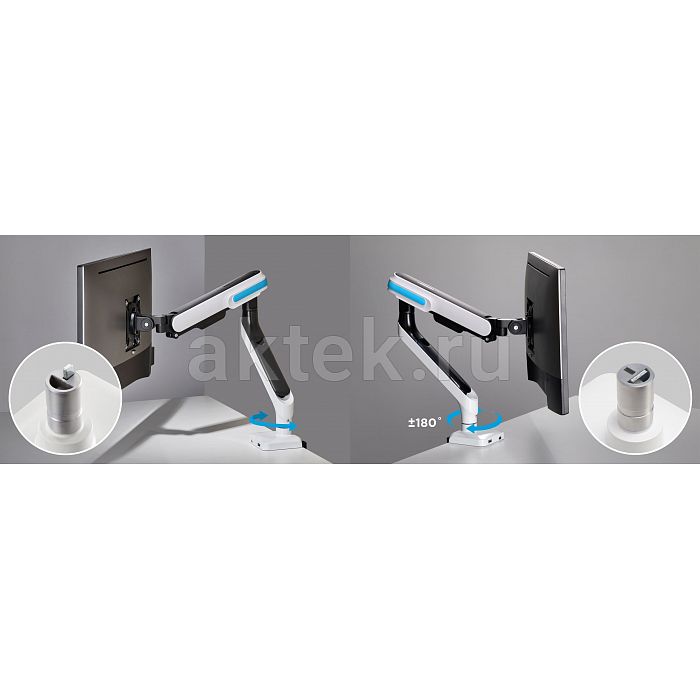 Exell EXi-MG71-H White кронштейн 17–32″, VESA 100×100, 10 кг 4