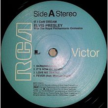 Виниловая пластинка ELVIS PRESLEY - IF I CAN DREAM: ELVIS PRESLEY WITH THE R BLACK VINYL 12" 3