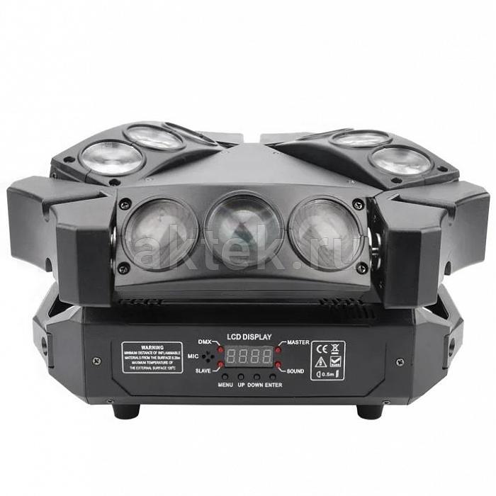 Моторизированная светодиодная цветомузыка SkyDisco Spider Beam 4
