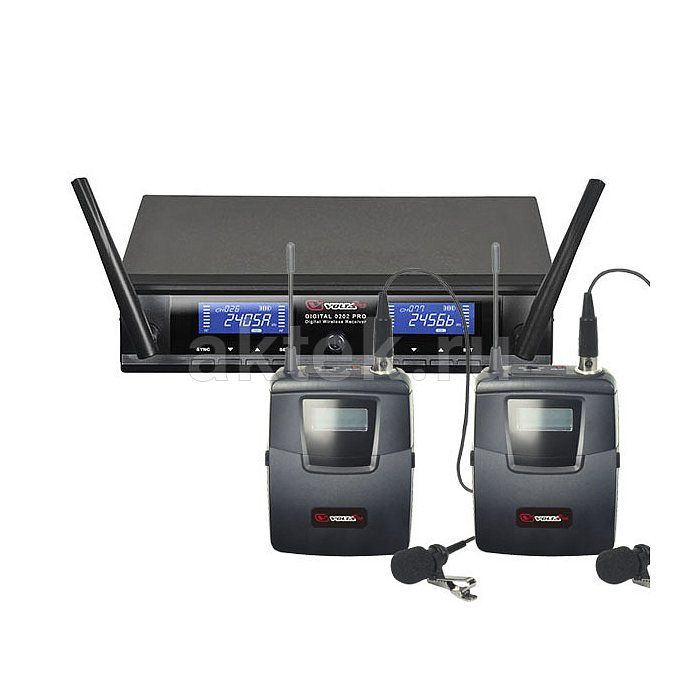 VOLTA DIGITAL 0202HL PRO радиосистема с головным и петличным микрофонами 2
