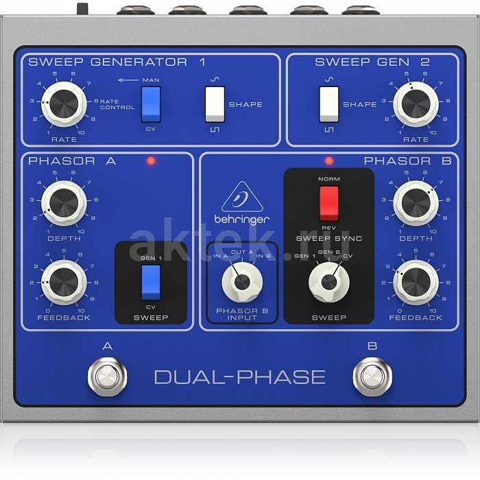 Behringer DUAL-PHASE Аутентичный фейзер с двумя переключателями