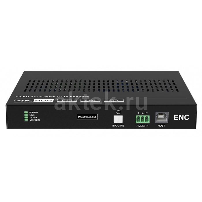 Digis EX-IP100T-1G-PS передатчик AV-over-IP, 4K60, 1 Гбит/с, 100 м 2