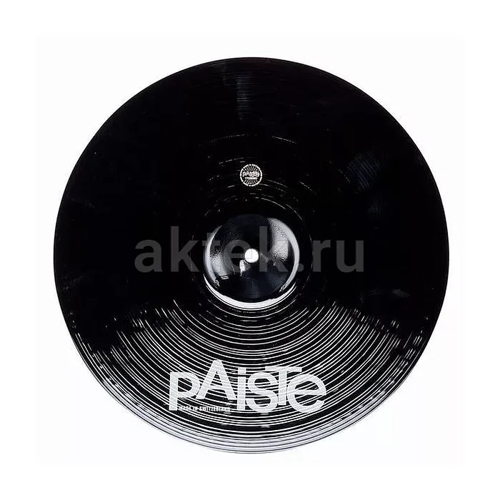 Paiste 18" 900 Color Sound чёрная крэш-тарелка для ударной установки 5