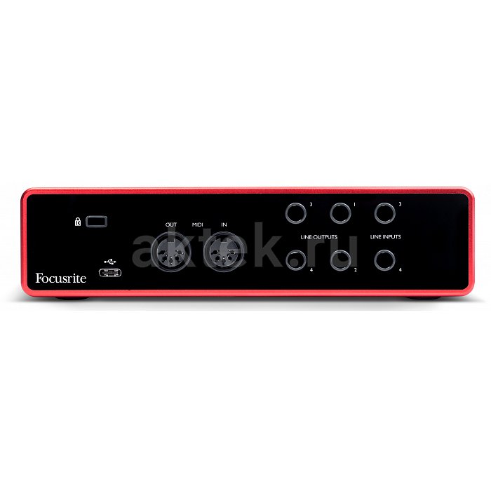 Аудио интерфейс USB FOCUSRITE Scarlett 4i4 3rd Gen 5