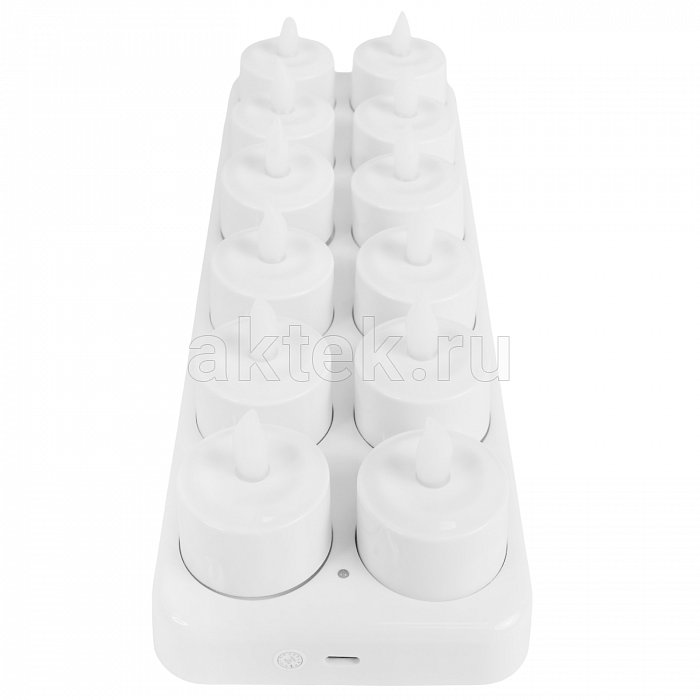 Набор чайных светодиодных свечей на аккумуляторе LED Candle 12 шт. 18
