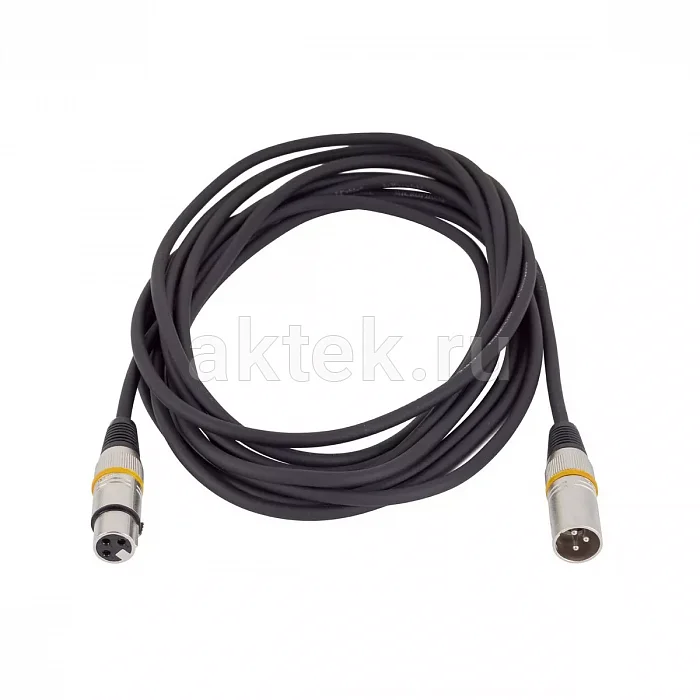 Rockcable RCL 30355 D7 микрофонный кабель XLR, 5 м