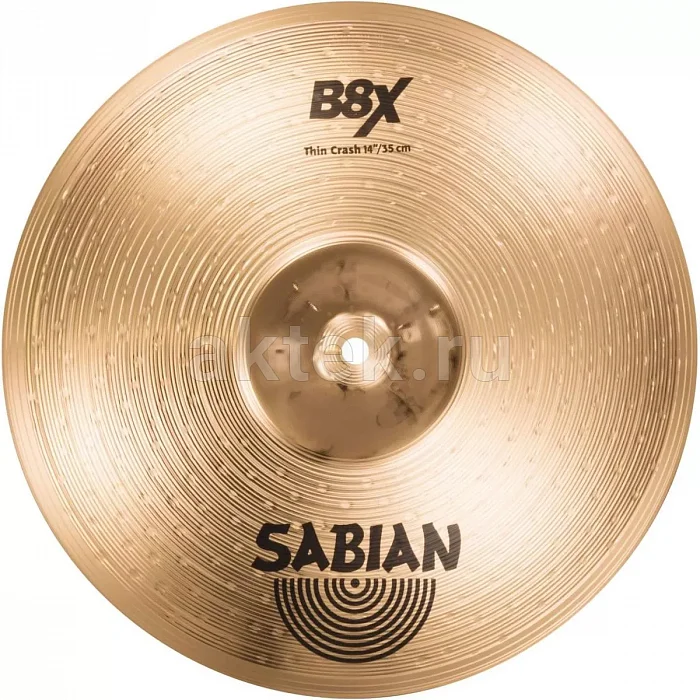 Sabian 14" B8X Thin Crash тонкая крэш-тарелка 2