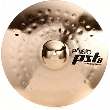 Paiste 16" PST8 Medium Crash крэш-тарелка из бронзы CuSn8 3