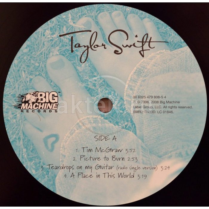 Виниловая пластинка TAYLOR SWIFT - TAYLOR SWIFT 180 GRAM BLACK VINYL 12" 5