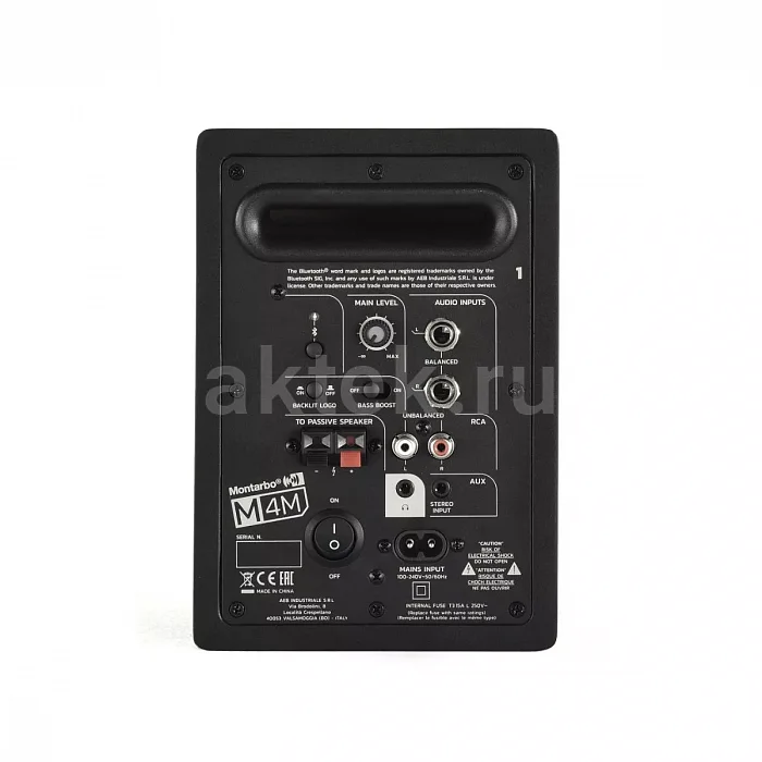 Montarbo M4M пара студийных мониторов, 2×20 Вт, 4″/1″, Bluetooth 4