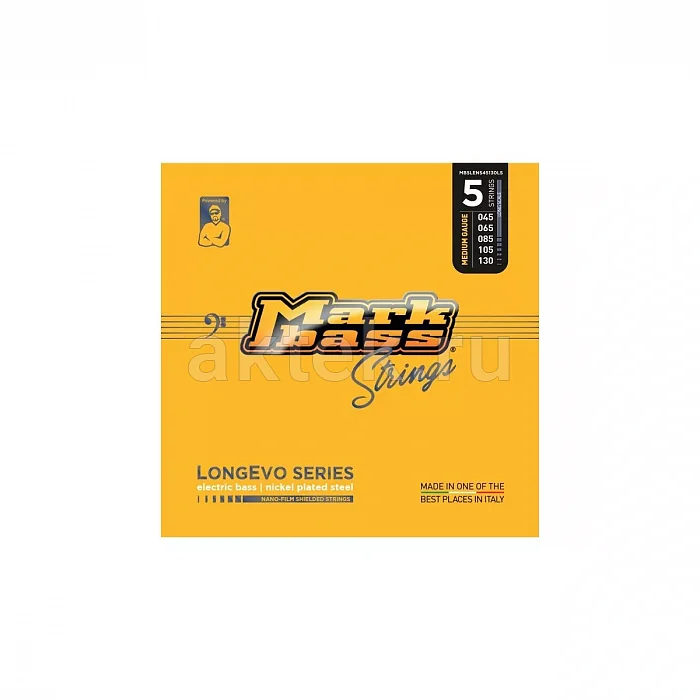 Markbass Longevo Series MB5LENS45130LS комплект струн, калибр 45-130, круглая обмотка