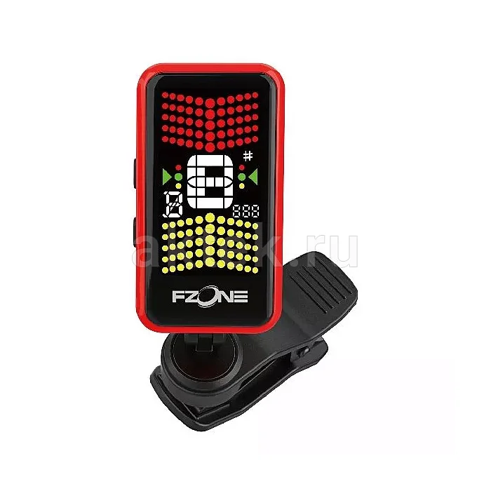 FZONE K1 хроматический клип-тюнер, калибровка 430–450 Гц