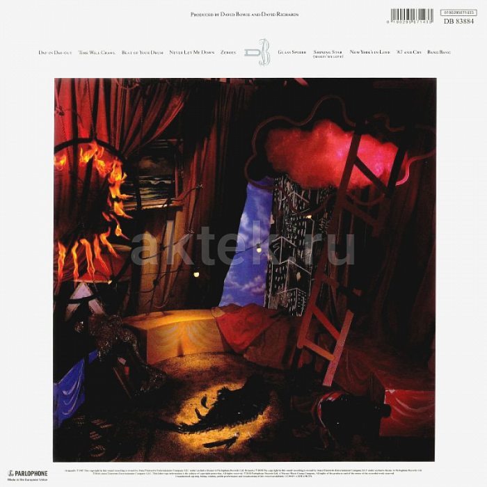 Виниловая пластинка DAVID BOWIE - NEVER LET ME DOWN 180 GRAM BLACK VINYL 12" 2