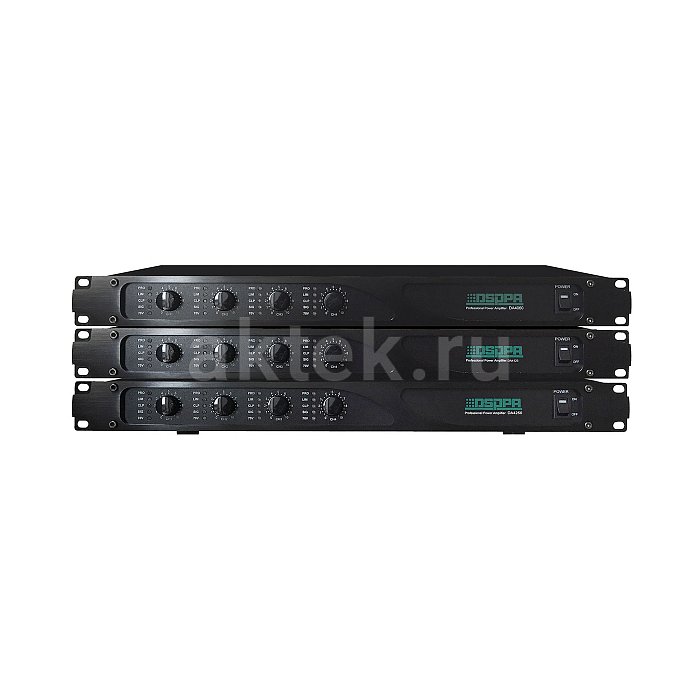 DSPPA DA-4250 трансляционный усилитель, 4×250 Вт, 4 канала 2
