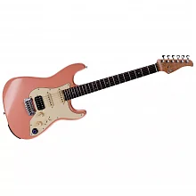 Mooer GTRS P800 электрогитара, розовый, HSS, корпус из ольхи
