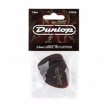 Dunlop 494P102 Americana Large Triangle 3Pack медиаторы, 3 мм 2