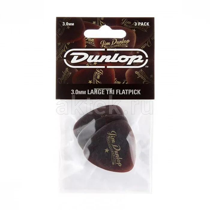 Dunlop 494P102 Americana Large Triangle 3Pack медиаторы, 3 мм 2