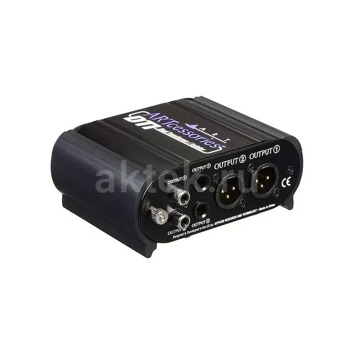 ART DTI пассивный двухканальный аудиоизолятор XLR/Jack/RCA 2
