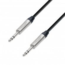 Adam Hall K5 BVV 0300 Black кабель TRS6.3-stereo–TRS6.3-stereo 3м