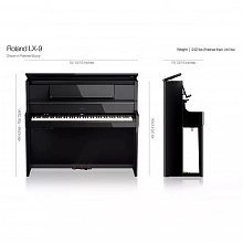 Roland LX-9-PW KSL-9-PW цифровое пианино, 88 клавиш, 324 тембра 3