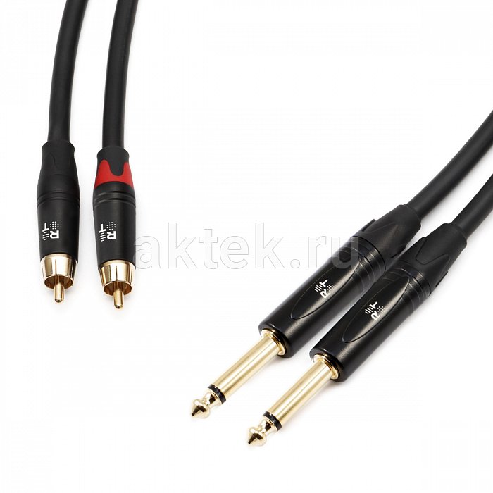 Кабель межблочный Radiotehnika Volna M02 2Jack-2RCA 2 м