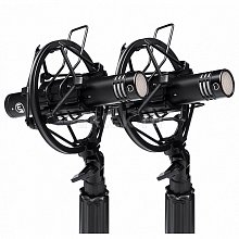 Подобранная стерео-пара конденсаторных микрофонов Warm Audio WA84-C-B-ST Stereo Pair - Black 2