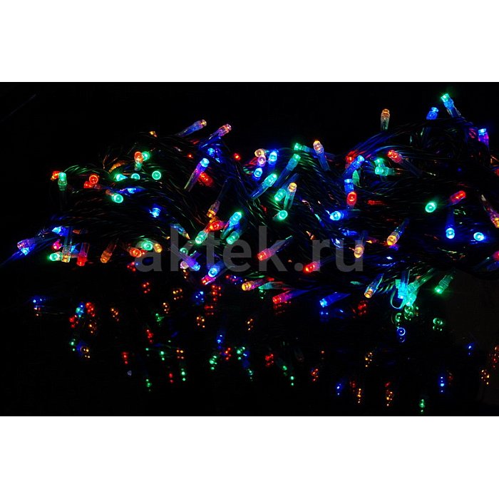 Светодиодная уличная гирлянда Led RGB 20 м разноцветная 2