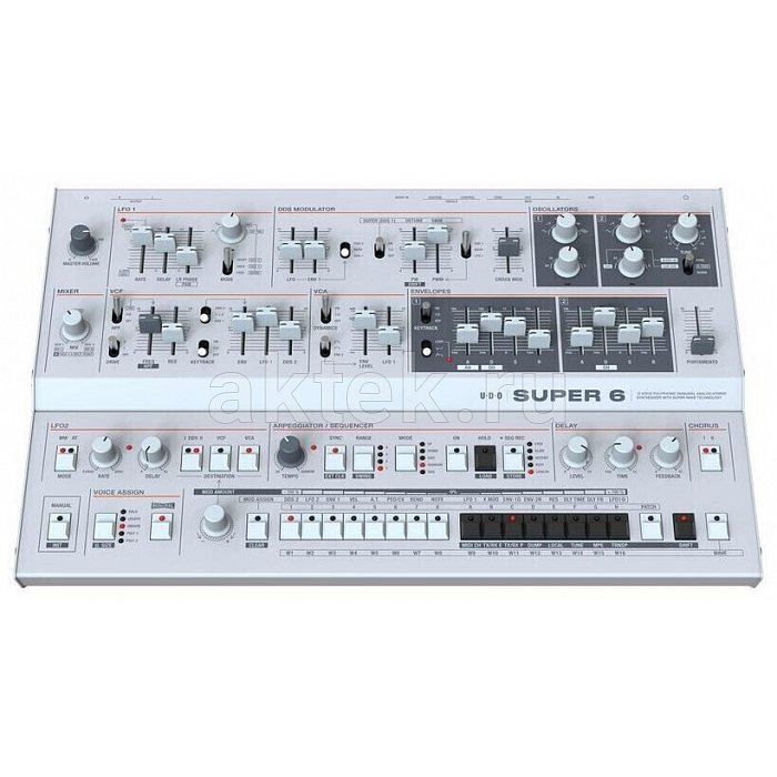 Синтезатор UDO Audio Super 6 Desktop white 8