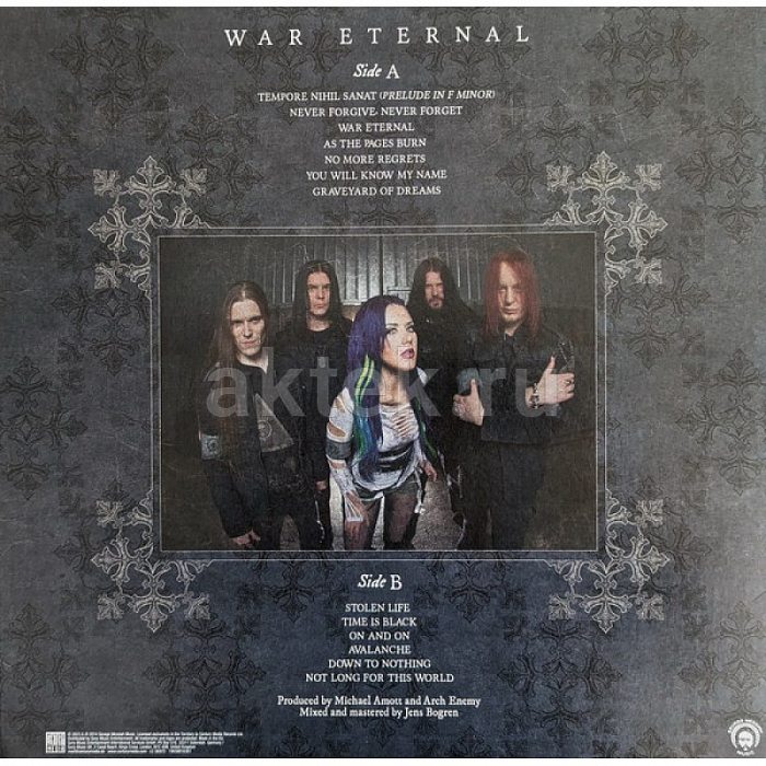 Виниловая пластинка ARCH ENEMY - WAR ETERNAL 180 GRAM BLACK VINYL 12" 2