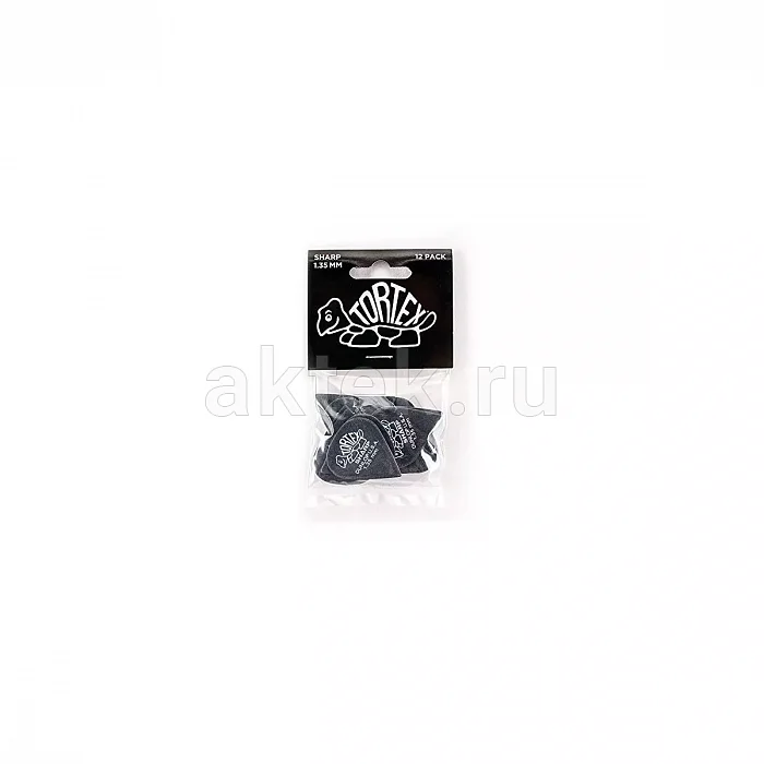Dunlop 412P135 Tortex Sharp 12Pack медиаторы, 1,35 мм, 12 шт 2