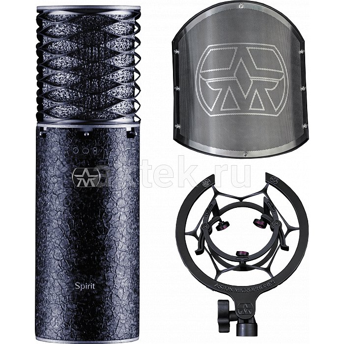 Aston Microphones SPIRIT BLACK BUNDLE cтудийный конденсаторный