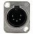 Neutrik NC5MD-L-1 панельный разъем XLR male 5 контактов