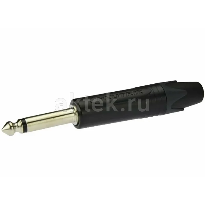 Neutrik NP2X-BAG кабельный разъем Jack 6,3 мм TS (моно) штекер, чёрный