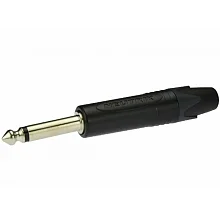 Neutrik NP2X-BAG кабельный разъем Jack 6,3 мм TS (моно) штекер, чёрный