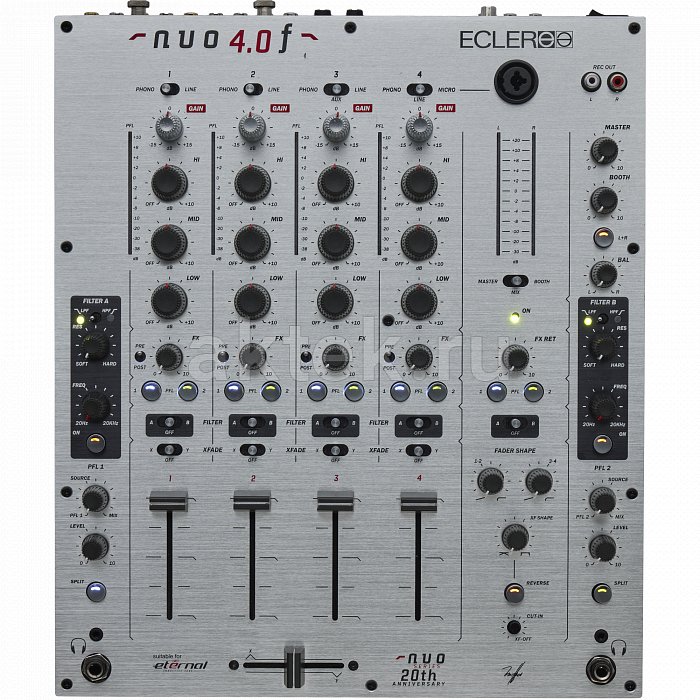 DJ микшер Ecler NUO 4.0F Silver