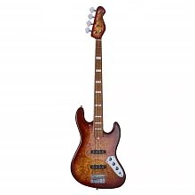 Mooer MBJ420 Red Burst бас-гитара, красный, корпус из тополя