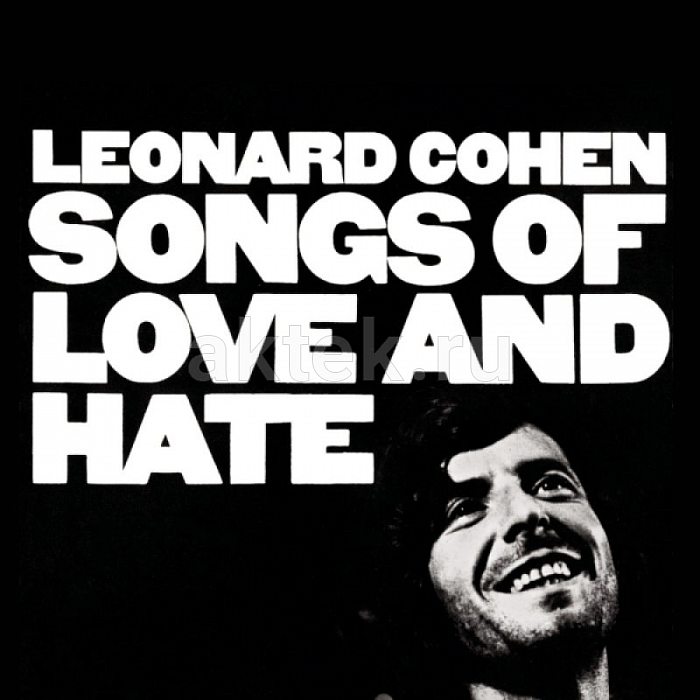 Виниловая пластинка LEONARD COHEN - SONGS OF LOVE AND HATE (50TH ANNIVERSARY) 180 GRAM BLACK VINYL 12"