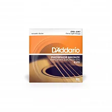 D'Addario EJ15 струны для акустической гитары, 10-47
