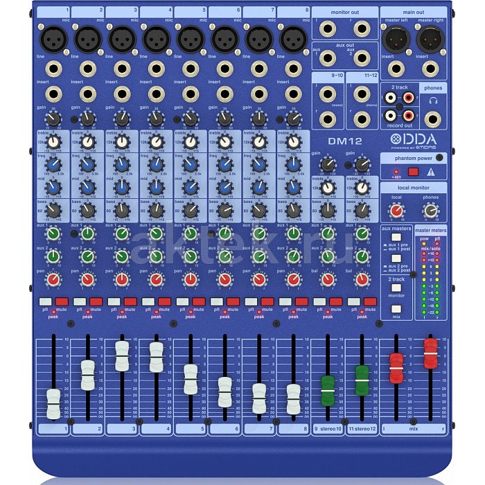 Аналоговый микшерный пульт DDA DM12 2