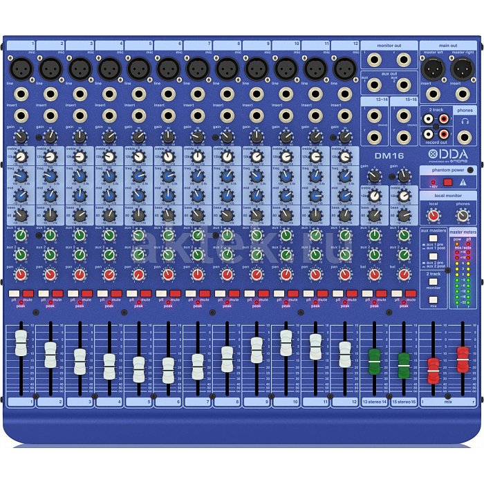 Аналоговый микшерный пульт DDA DM16 2