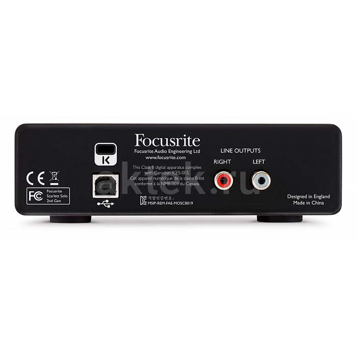 Аудиоинтерфейс FOCUSRITE Scarlett Solo 2nd Gen 5