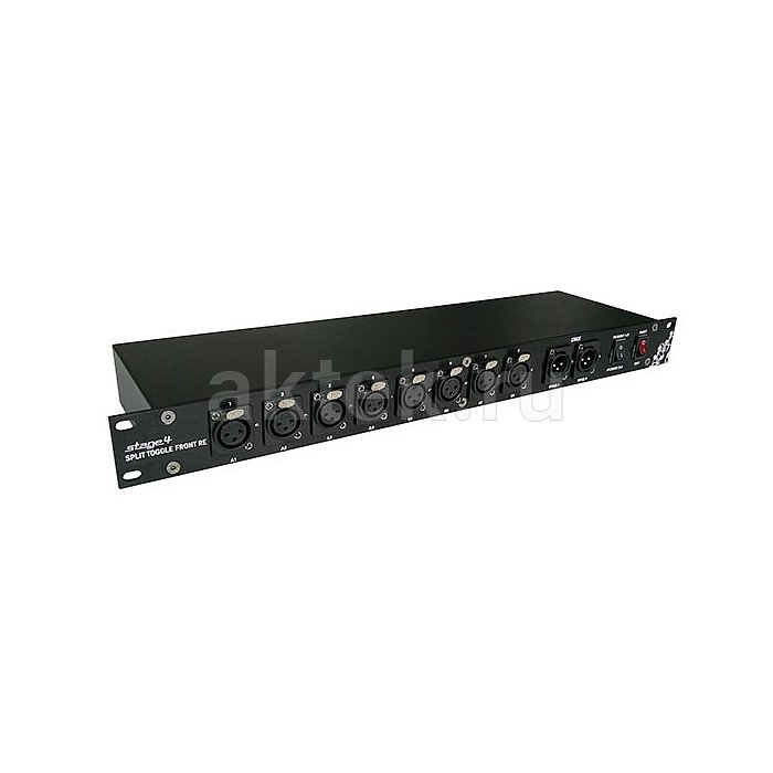 STAGE4 Split Toggle Front RE рэковый DMX-сплиттер, восемь выходов 8