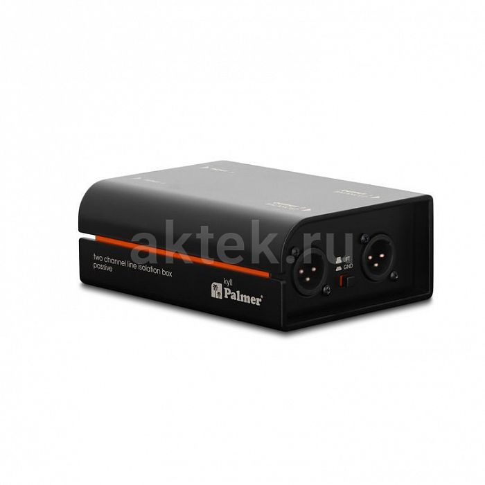 Palmer RIVER kyll пассивный двухканальный изолятор XLR 10Гц–50кГц 4