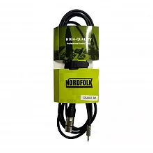 Nordfolk NXJ003 3M кабель XLR–Jack 3,5, плетёный экран