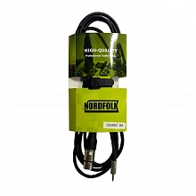 Nordfolk NXJ003 3M кабель XLR–Jack 3,5, плетёный экран