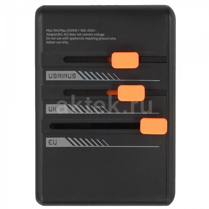 Сетевой фильтр Tessan TS-WTA03 Black 3