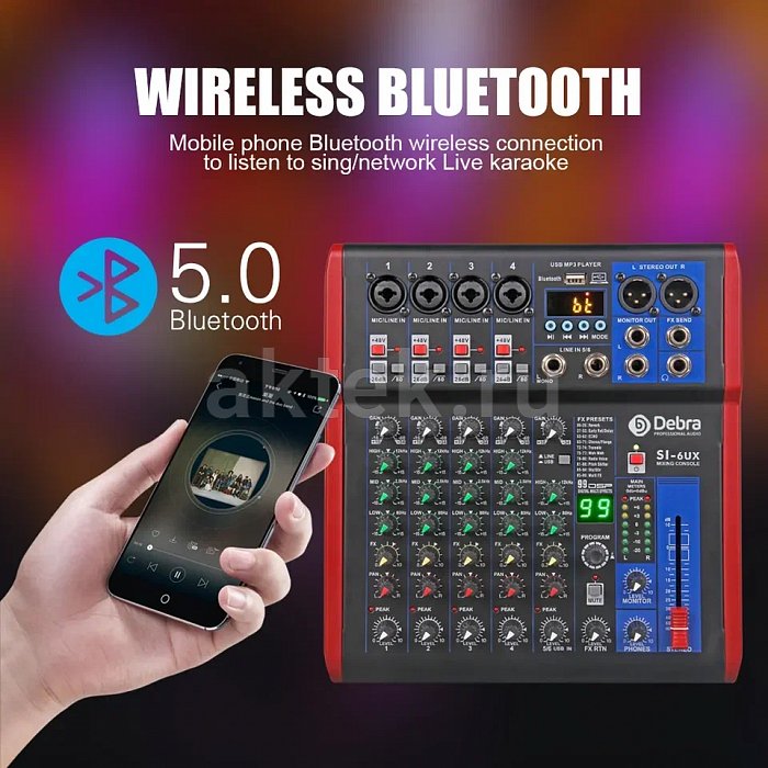 Микшерный пульт Debra SI-6UX 4